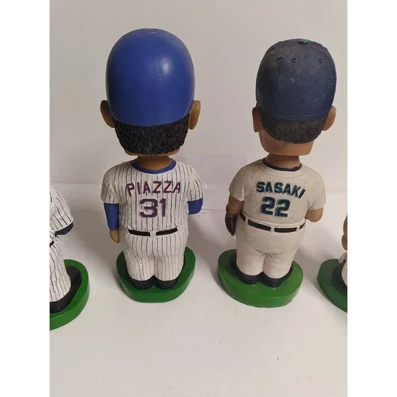 2001 All Star Game Players Bobbleheads 5 FIGURINES